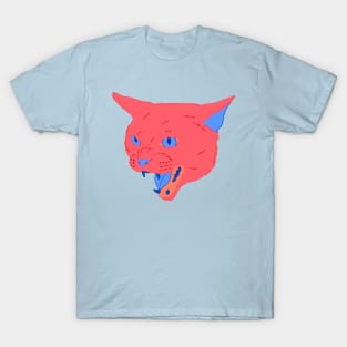 Vaporwave Cat - Cherry T-Shirt